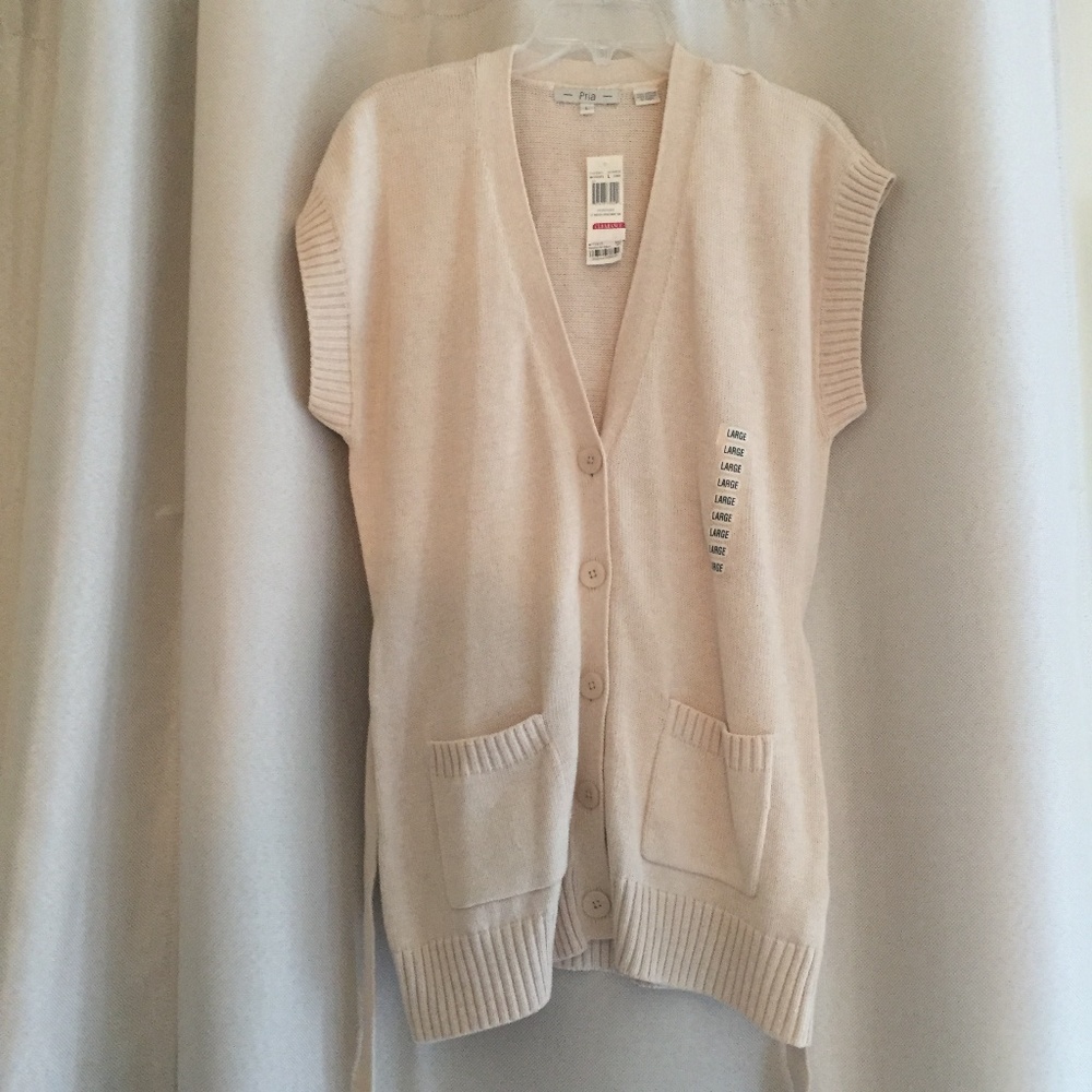 Pria Women's Sweater Size L